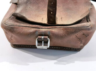 Packtasche Modell 1940. Leder trocken, defekt