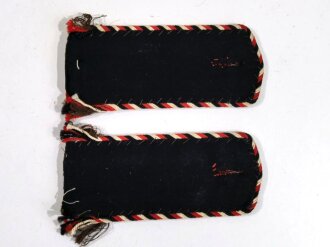 Württemberg, Schulterstücke für Mantel eines einjährig Freiwilligen, 1.Grenadier-Regiment Königin Olga Nummer 119, Ausführung zum Einnähen mit schwarzem Unterfutter