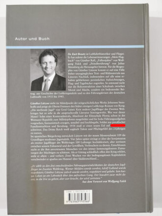 "Gott oder ein Flugzeug", Leben und Streben des Jagdfliegers Günther Lützow, Kurt Braatz, DIN A5, 396 Seiten, aus Raucherhaushalt