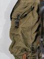 Rucksack für Gebirgstruppen der Wehrmacht. Sehr guter Zustand, mit Reichsbetriebsnummer