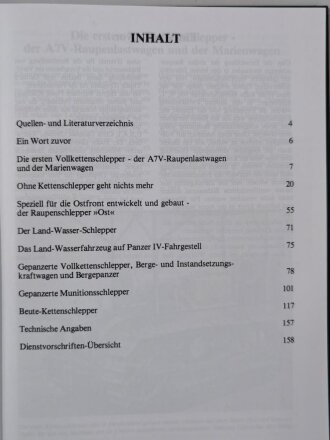 "Kettenschlepper der Wehrmacht 1935 - 1945", Fred Koch,  DIN A5, 159 Seiten
