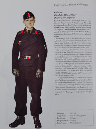 "Uniformen des II. Weltkriegs in Farbe", Peter Darman,  DIN A4, 288 Seiten