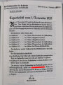 "Rangliste Der Generale Der Deutschen Luftwaffe nach dem Stand vom 20. April 1945", Rudolf Absolon,  DIN A5, 180 Seiten