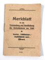 Merkblatt für die Handhabung der Einheitslaterne aus Stahl