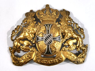 Bayern, Emblem für eine Pickelhaube für einen...