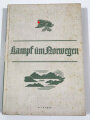 "Kampf um Norwegen" datiert 1940, 160 Seiten, DIN A5, stockflecken