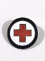Emaillierte Brosche einer Rot Kreuz Schwesternschaft, Durchmesser 27mm