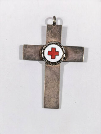Deutsches Rotes Kreuz, Schwesternkreuz 63mm, Medaillon hat sich gelöst