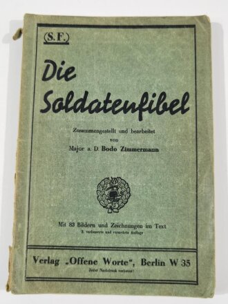"S.F. - Die Soldatenfibel", 116 Seiten, gebraucht, DIN A5, aus Raucherhaushalt