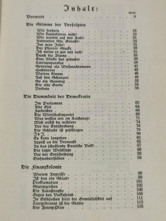 "Angriff, Angriff, Angriff, Angriff,", Dr. Joseph Goebbels, 340 Seiten, datiert 1935, gebraucht, DIN A5, aus Raucherhaushalt
