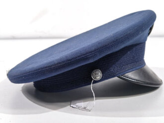 U.S. Air Force visor hat dated 1987, missing the chip strap, size 57