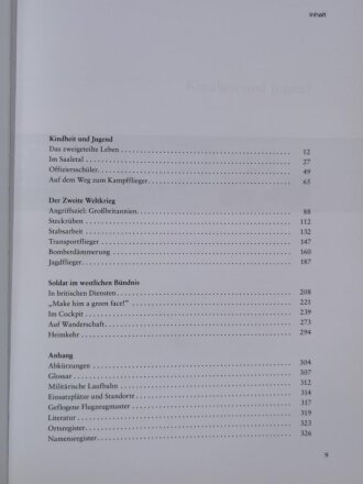"Langstreckenflug", Erinnerungen 1919 - 2012, Roderich Cescotti, DIN A5, 328 Seiten, aus Raucherhaushalt