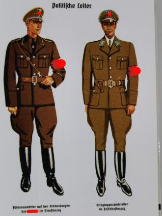 "Uniformen der Parteiformationen des Deutschen Reiches 1933 - 1945", History Edition Band 16, DIN A5, 110 Seiten, aus Raucherhaushalt