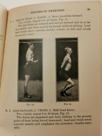 U.S. WWI, Extracts From Manual of Physical Training, U.S. 1917 dated