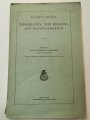 U.S. WWI, Training Manual in Topography, Map Reading and Reconnaissance, U.S. 1917 dated