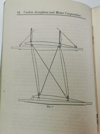 U.S. WWI, The Curtiss Standard JN4-B Military tractor Hand Book, U.S. 1917 dated