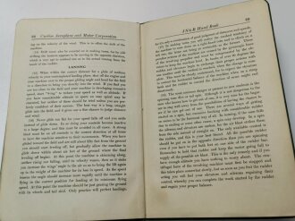 U.S. WWI, The Curtiss Standard JN4-B Military tractor Hand Book, U.S. 1917 dated