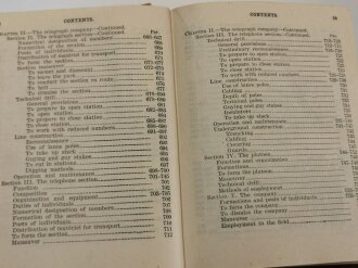 U.S. WWI, Drill Regulations for Signal Troops, U.S. 1917 dated