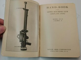 U.S. WWI, Lewis Machine Gun (Airplane Type) Model 1917-18...