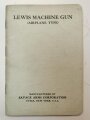 U.S. WWI, Lewis Machine Gun (Airplane Type) Model 1917-18 Caliber .30