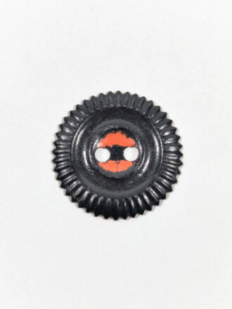 1. Weltkrieg Kokarde für ein Krätzchen, Eisen lackiert, Durchmesser 25 mm, Reste des Originallack