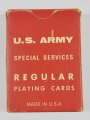 U.S. Army Special Services Regular playing cards
