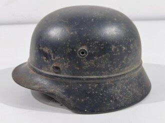 Stahlhelm Luftschutz. Originallack, hatte nie ein Emblem....