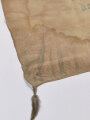 Bayern  Auszeichnungsfahne. Seidenes Tuch, bedruckt mit gekröntem L im Lorbeerkranz sowie " Der Landes Vater dem tätigen Bürger" Maße etwa 60 x 70cm