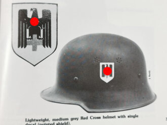 The History of the German Steel Helmet 1916 - 1945, by Ludwig Baer, DIN A5, 448 Seiten, gebraucht