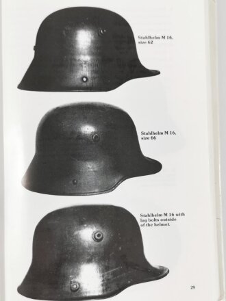 The History of the German Steel Helmet 1916 - 1945, by Ludwig Baer, DIN A5, 448 Seiten, gebraucht