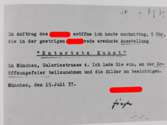"Nationalsozialismus und - Entartete Kunst, Die Kunststadt München 1937, Peter - Klaus Schuster, DIN A5, 323 Seiten, gebraucht