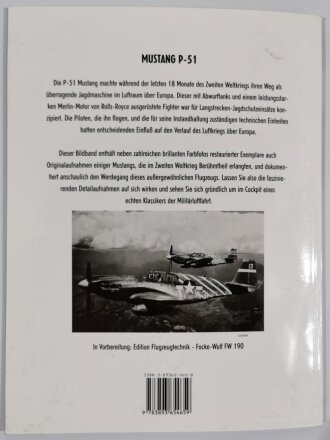 "Mustang P - 51", Edition Flugzeugtechnik, Paul Perkins und Dan Patterson, DIN A4, 61 Seiten