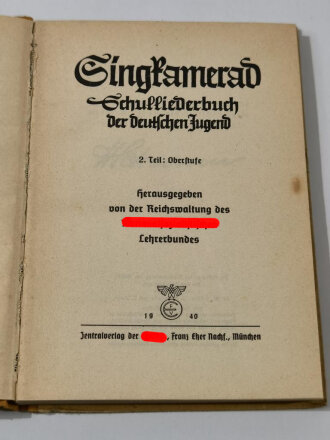 "Singkamerad - Schulliederbuch der deutschen...