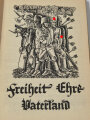 "Singkamerad - Schulliederbuch der deutschen Jugend" 2 Teil: Oberstufe, herausgegeben von der Reichsamtsleitung des Nationalsozialitischen Lehrerbundes, datiert 1940, 163 Seiten, DIN A5, stark gebraucht