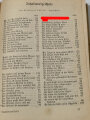 "Singkamerad - Schulliederbuch der deutschen Jugend" 2 Teil: Oberstufe, herausgegeben von der Reichsamtsleitung des Nationalsozialitischen Lehrerbundes, datiert 1940, 163 Seiten, DIN A5, stark gebraucht