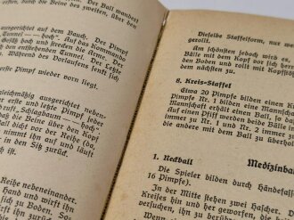 "Pimpf im Dienst - Ein Handbuch für das Deutsche Jungvolk in der HJ", datiert 1938, 313 Seiten, DIN A5, gebraucht