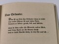 "Baldur von Schirach - Die Fahne der Verfolgten", datiert 1943, 58 Seiten, DIN A5, stark gebraucht, mit Widmung