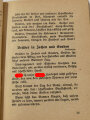 Lieder der Hitler Jugend "Uns geht die Sonne nicht unter." 174 Seiten, DIN A6, datiert 1934