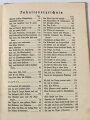 "Wir Mädel Singen" Liederbuch des Bunds Deutscher Mädel, datiert 1937, 190 Seiten, gebraucht, DIN A5