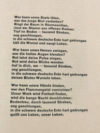 Die Kameradschaft - Blätter für Heimabendgestaltung der HJ, 15. Januar 1936, Folge 1 "Rasse ist Schicksal" 16 Seiten, A5