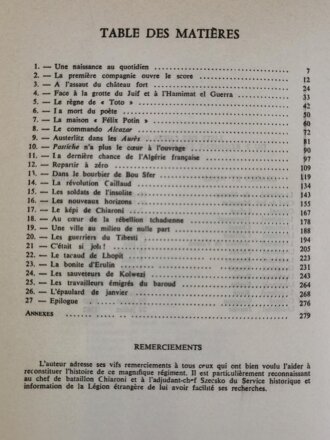 2eme REP, Algerie - Tschad - Djibouti - Kolwezi -...