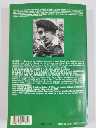 2eme REP, Algerie - Tschad - Djibouti - Kolwezi - Beyrouth, Pierre Sergent, DIN A5, 286 Seiten, aus Raucherhaushalt