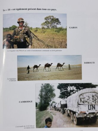 14 e RPCS, Regiment Parachutiste de Commandement et de Soutien, Brave 14, Unis comme au Front (Lavauzelle), DIN A4, 156 Seiten, aus Raucherhaushalt