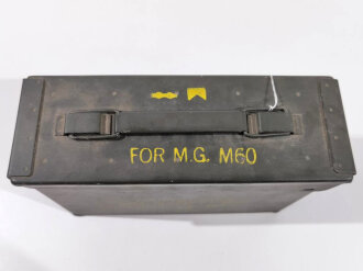 U.S. Ammunition box for MG M60. Original paint