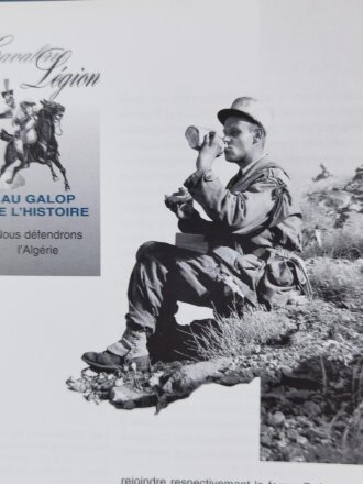 "Cavalerie Legion", Pierre Dufour, DIN A4, 205 Seiten, aus Raucherhaushalt