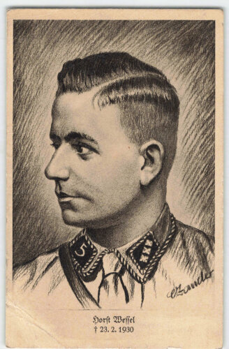 Ansichtskarte "Horst Wessel - 23.02.1930 "