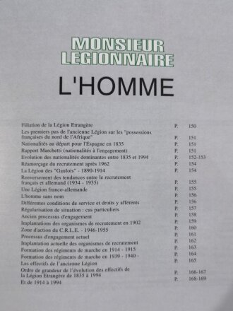 "Monsieur Legionnaire", General (c.r ) Jean Hallo, DIN A4, 348 Seiten, aus Raucherhaushalt