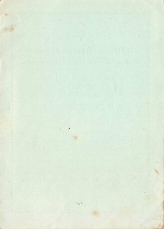 NSDAP./ Hitlerjugend, Bann Friesland (236) Urkunde am Bannsporttag 1944 für eine Mädelgruppe 1/236 Bannmeisterin in der 4x100m Staffel