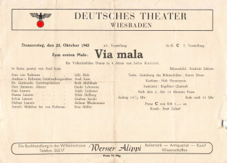 Deutsches Theater Wiesbaden "Via mala" ,...