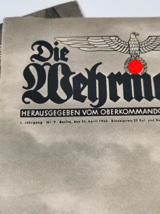 7 Ausgaben "Die Wehrmacht" jeweils leicht defekt